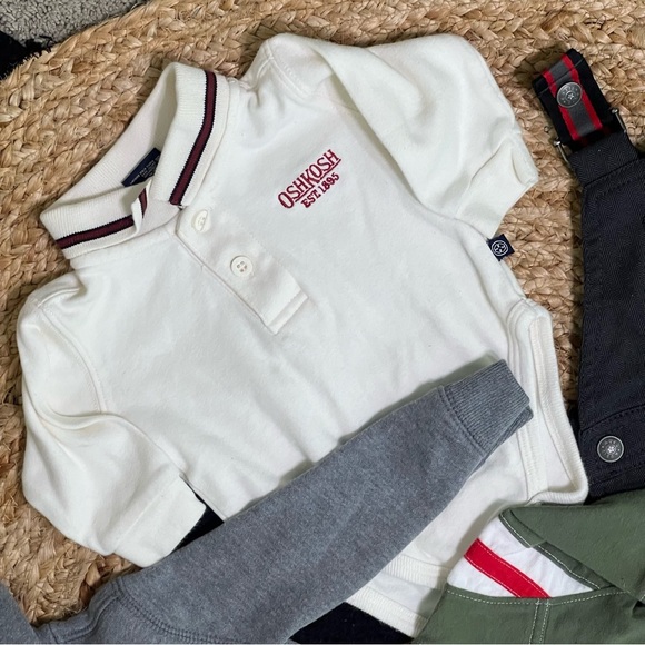 Baby boy OshKosh B'gosh quality cotton bundle no flaws size 3 months & 9 months - Picture 2 of 13